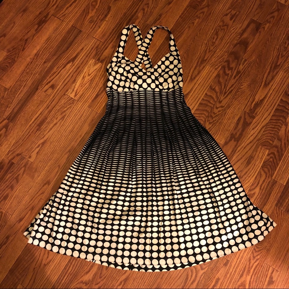 Dana Buchman polka dot dress